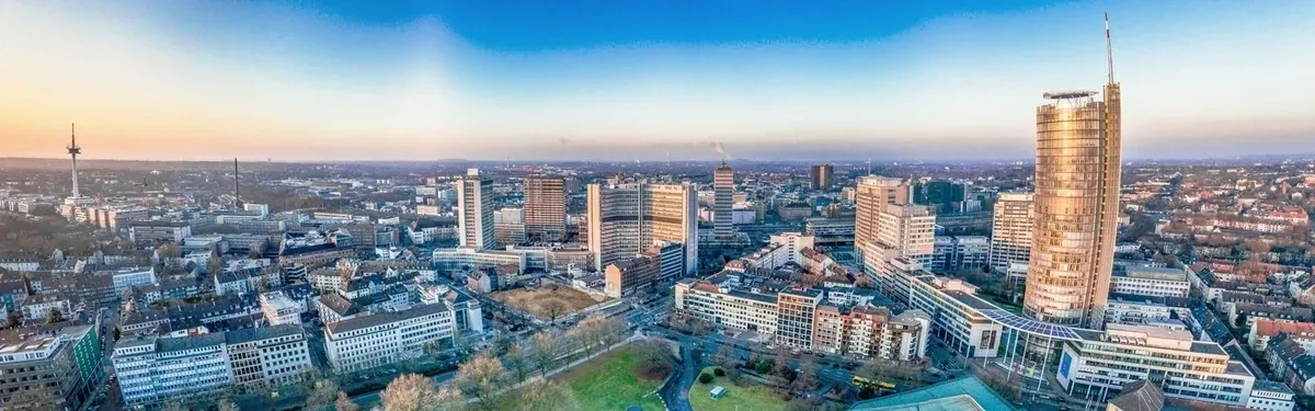 Ein Bild der Essener Skyline